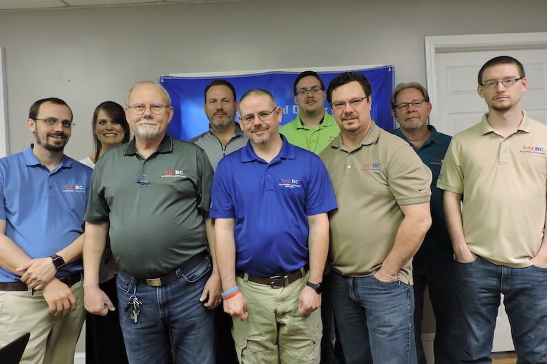 The Total BC team posing for a group photo.