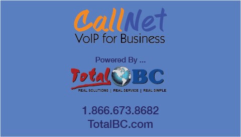 CallNet Total BC VoIP For Business Banner